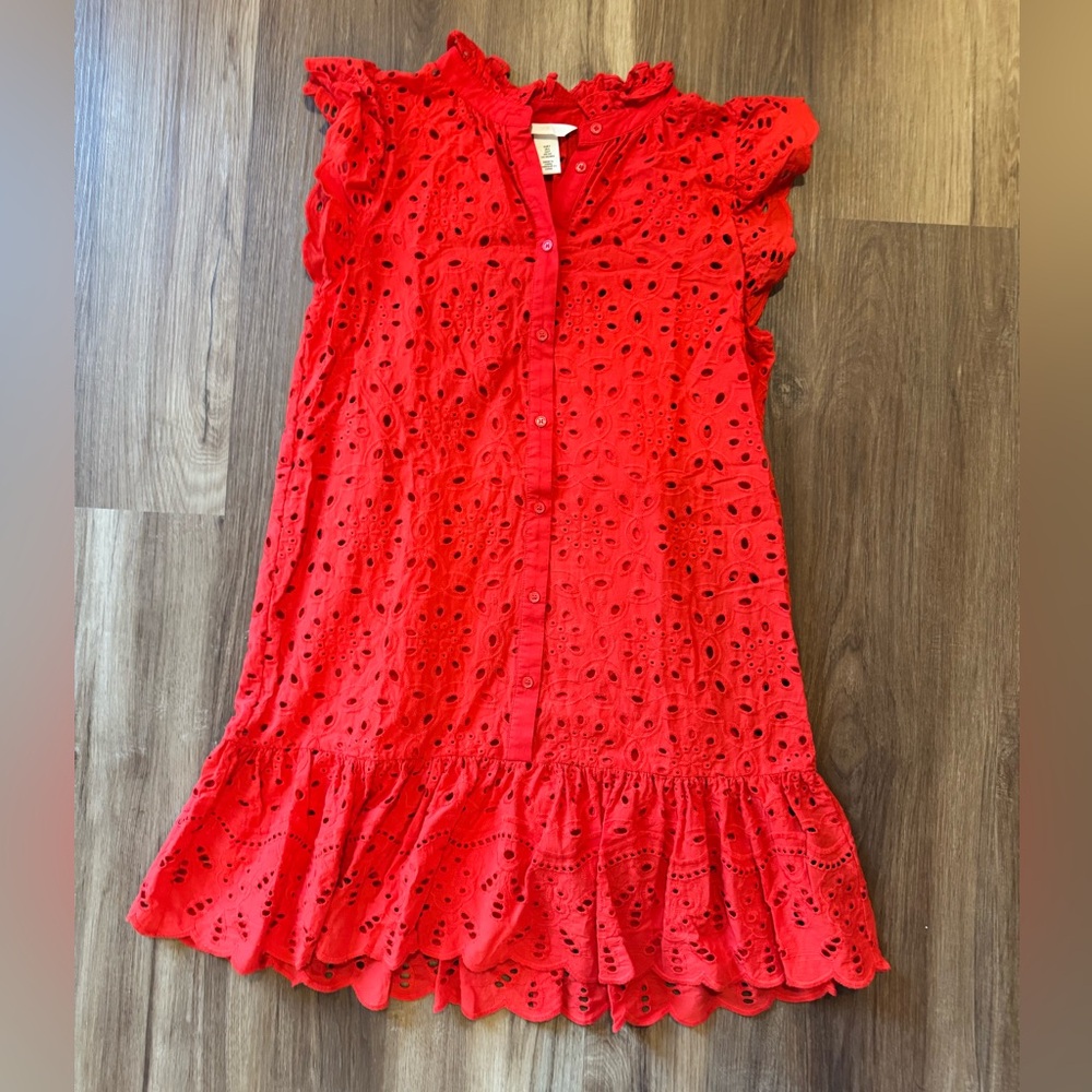 H&M eyelet dress